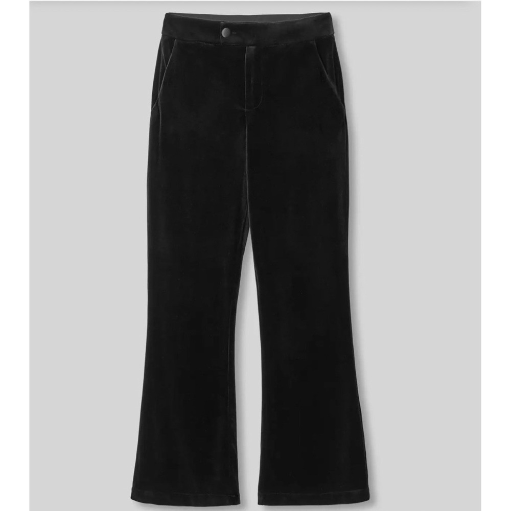 UNIVERSAL STANDARD NWT Farrah Velvet Flare Pants Womens 16 Black Bootcut Holiday